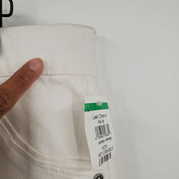 Democracy Ab Technology High Waist Raw Hem Jeans Women Plus Size 14W NWT DIRTY - Picture 4 of 16